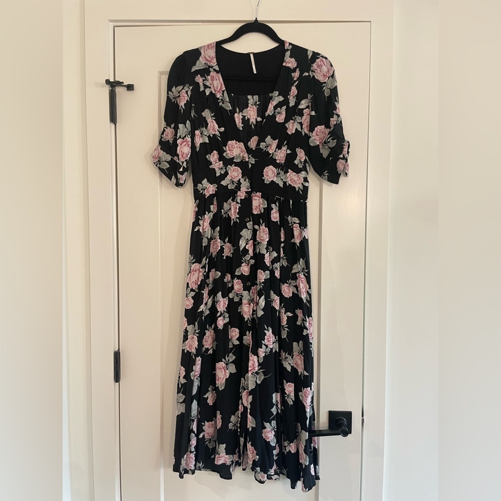 XS Free People Love of My Life Floral Dress